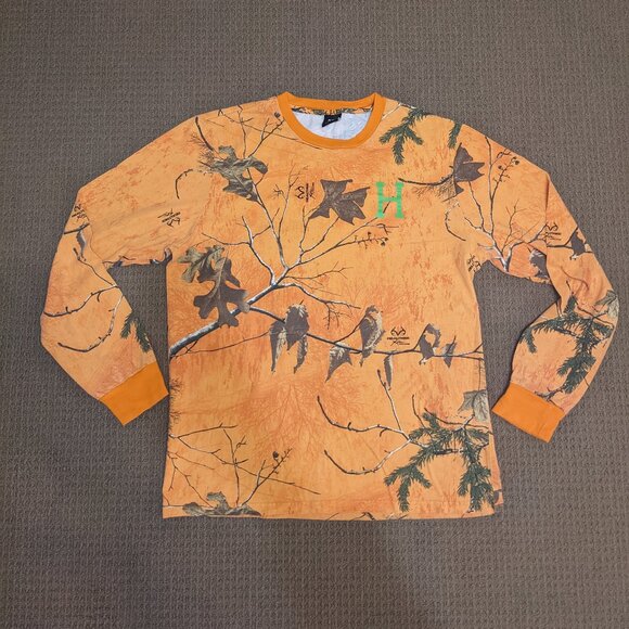 Orange HUF Plants Long Sleeve - Picture 1 of 5